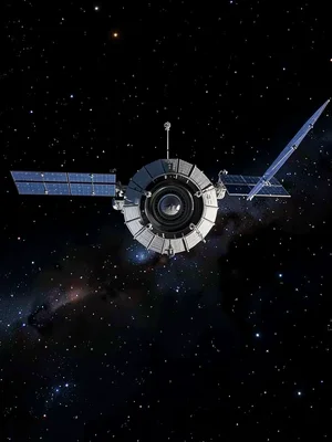 Single vessel in space