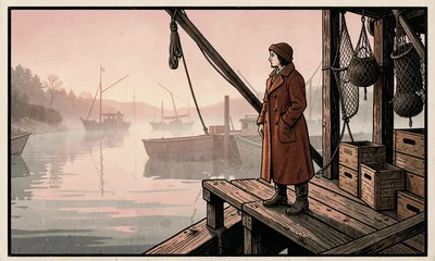 Harbor in Fog