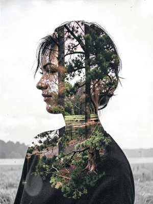Nature textures in figure
