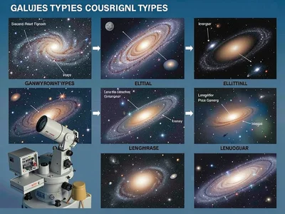 Galaxy types comparison diagram