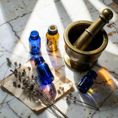 Apothecary Flat Lay