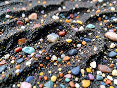 Sand ripple at grain level showing mechanism