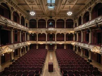 Empty theater auditorium