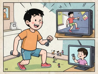 Home workout with tiny weights