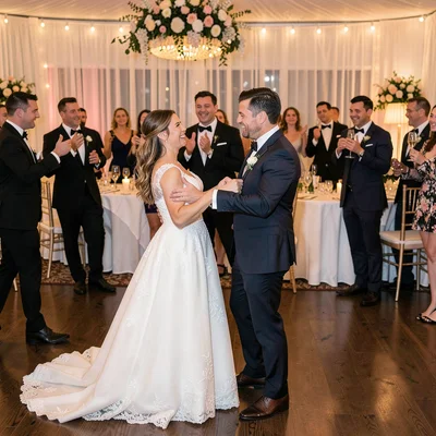 Wedding reception dance