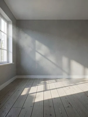 Volumetric Morning Beam with Dust Motes