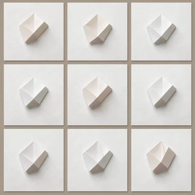 Tidy 4x3 panel grid of twelve abstract event tiles, each carrying a different fo