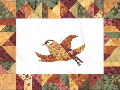 Flying Geese quilt border