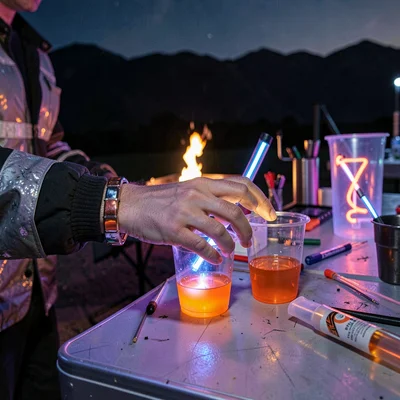 Glow Stick Aid Station