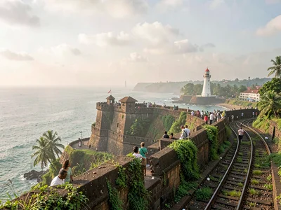 Galle Fort rampart view