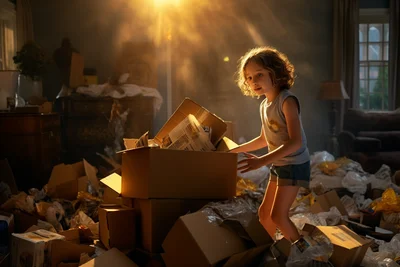 Photo by Gregory crewdson. Momentary Joy A child rips