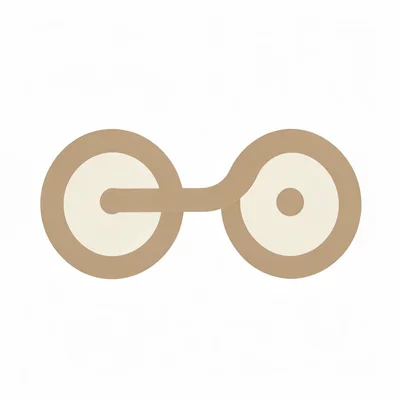 Abstract vector of two wheels and a curved bar reduced to geometric arcs, oat an