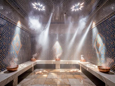 Hammam Hot Room Five Light Shafts
