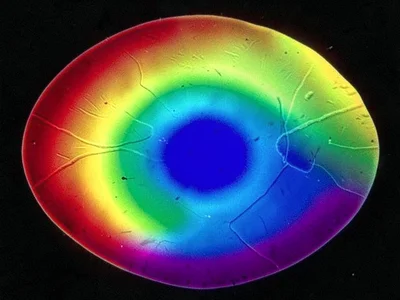 Uniform stress showing consistent color field
