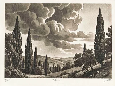 Storm over Tuscany