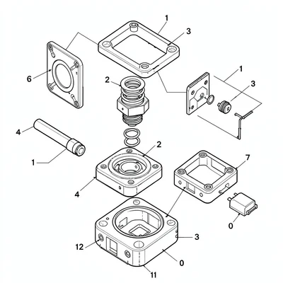 Keyboard switch exploded view