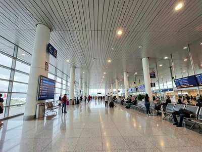 Airport terminal ceiling
