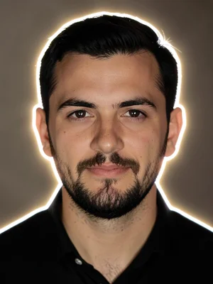 Portrait edge halos