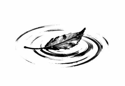 Floating leaf single stroke