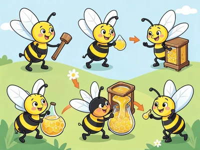 How bees make honey