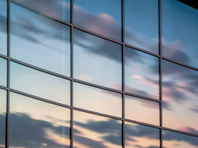 Cloud movement visible as blur in long exposure