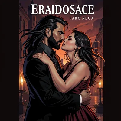 A vampire and mortal in embrace