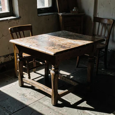 Taverna table harsh shadow