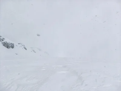 Wind texture on snow surface subtle