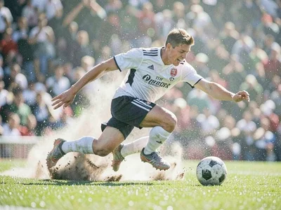 Sports action frozen