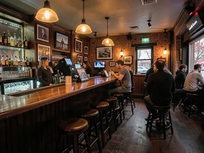 Dive bar interior