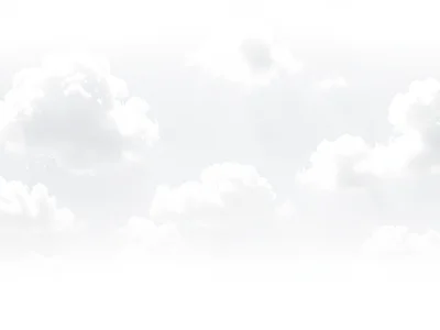 Clouds white on white gradient