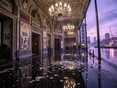 Abandoned 1930s ballroom
