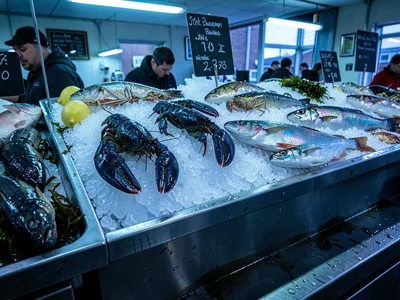 Lobster and Crab at Dawn