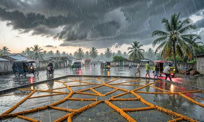 Drying Between Downpours