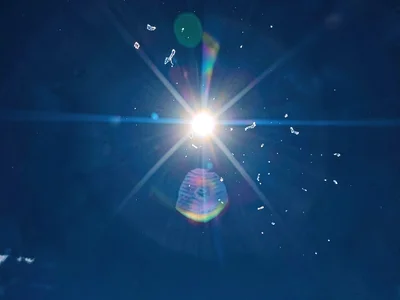 Subsun reflection below actual sun position