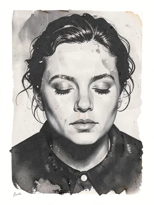 Contemplative portrait