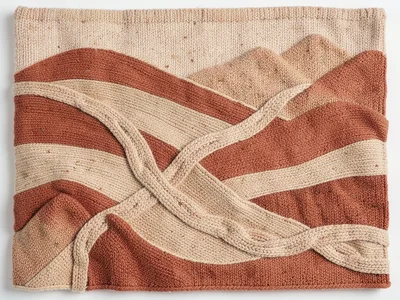 Desert Rib — Dune Ridges in Sandy Knit