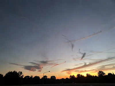 Evening sky as main light source