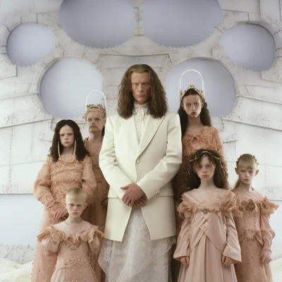 Matthew Barney crestmaster movie still akward family
