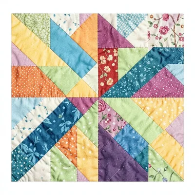 Pinwheel quilt block