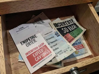 Coupon clipped but never used, found in drawer, the intention gap, expired savin
