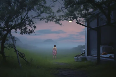 Photo by Gregory crewdson. Digital Oasis Amidst a bar