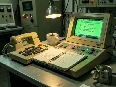 Operator Console Log Book and Handset