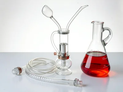 Liebig Condenser Water Jacket Glass Detail