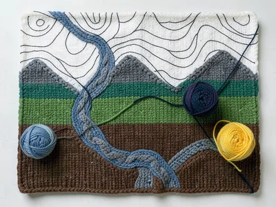 Elevation Yarn Palette — Topo Color Planning