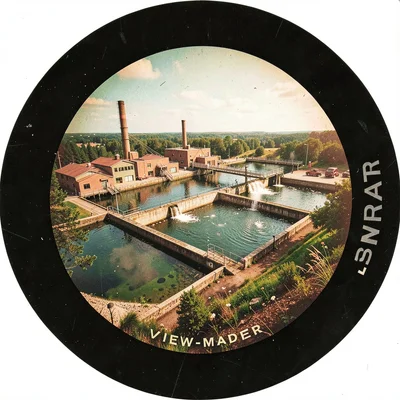 Water treatment facility pools as nature wonder View-Master content