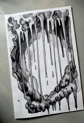 Cave stalactites drip