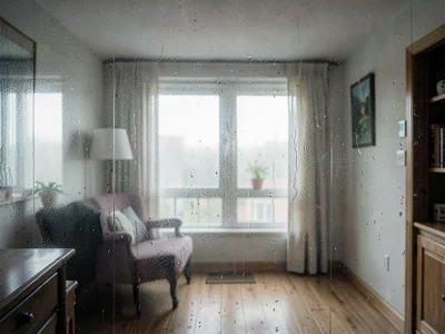 Glasses completely fogged coming indoors, the blindness of temperature transitio
