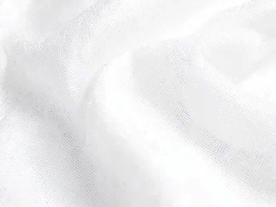 Gauze fabric light and white