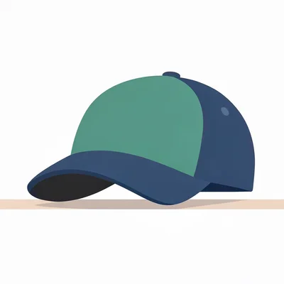 Flat block-colour of a cycling cap on a flat surface